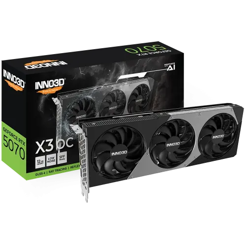 INNO3D GEFORCE RTX 5070 X3 OC 12GB GDDR7 Graphics Card